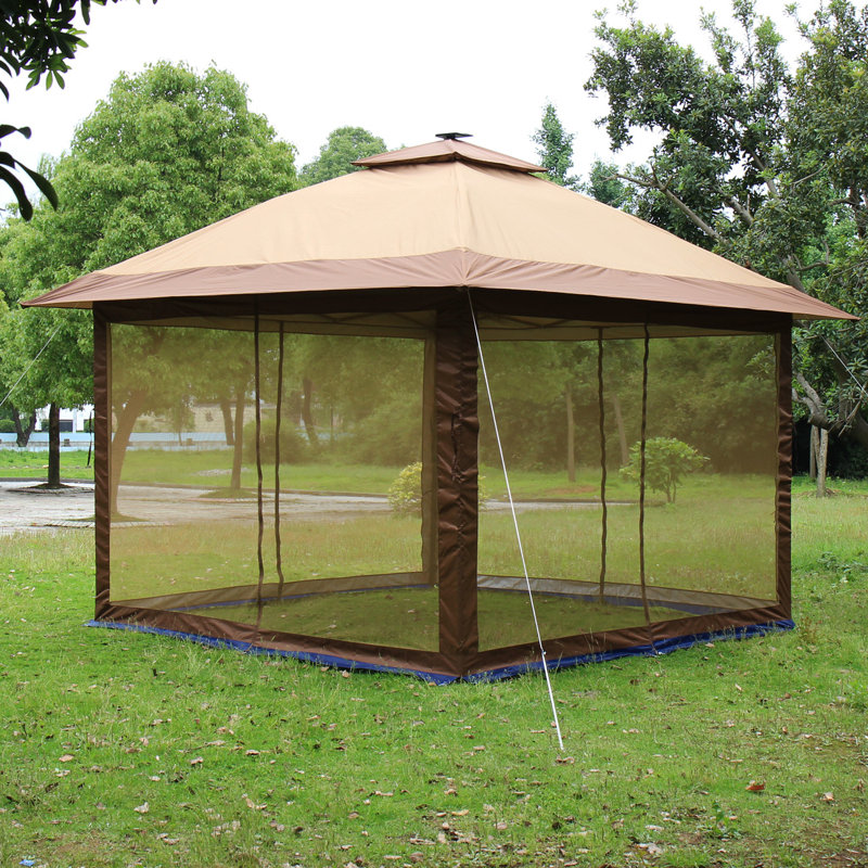 Suntime Fully Enclosed Canopy 12 Ft. W x 12 Ft. D Aluminum PopUp